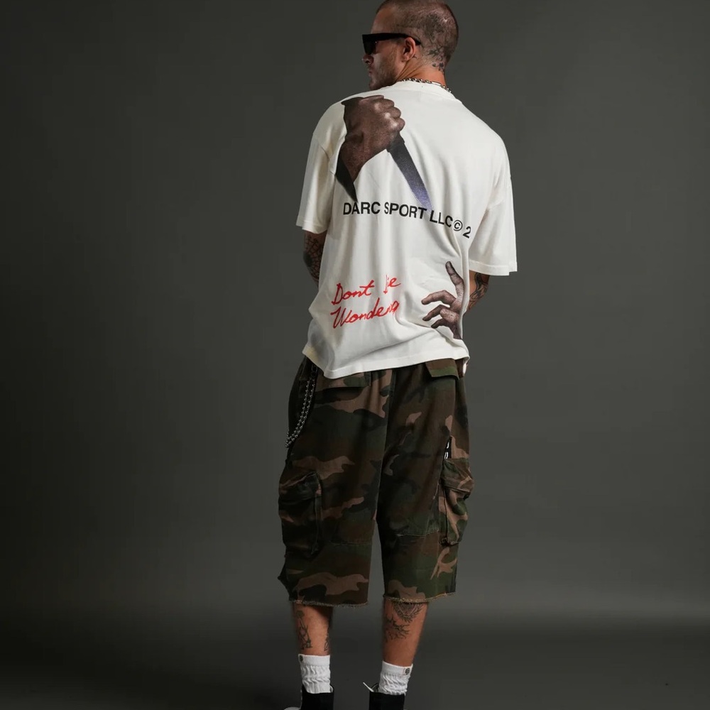 Darc Sport -ETERNAL BLOOD "PREMIUM" OVERSIZED TEE IN CREAM - Picture 6 of 6